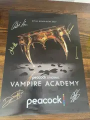 Vampire Academy 18x24 Poster Cast Autographed SDCC San Diego COMIC CON Peacock
