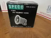 Speco Technologies SPC-10 6 inch 15 Watt Weatherproof PA Trumpet Horn NEW