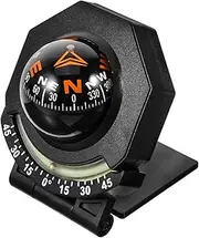 Portable Car Compass Ball Dashboard Decoration for Accurate Navigation Durable Materials for Road Trips Outdoor Activities