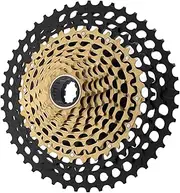 Tbest 12 Speed Cassette,Mountain Bike Cassette 12 Speed Freewheel Lightweight Aluminum Alloy Steel Cycling Replacement for Road Mountain Biking