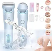 Proustore Razor, 2025 Upgraded Duskofficial The Glide Pro 3.0 Razor for Women, 2 in 1 Electric Waterproof Shaver, Wet & Dry Use for Legs, Arms, Underarms & Bikini Area (Blue)