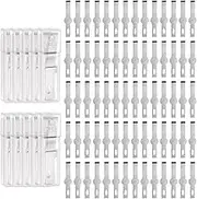 uxcell 100pcs Exacto Knife Blades #17 Hobby Knife Replacement Blades Spare Precision Exacto Blades Hobby Knife Blade Refills for DIY, Art, Cutting, Carving, Scrapbooking, Stencil