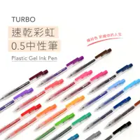 在飛比找momo購物網優惠-【KACOGREEN】TURBO 速乾彩虹0.5中性筆 5入