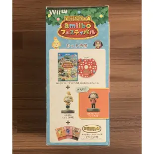 WiiU Wii U 原廠盒裝 動物之森 動物森友會 Amiibo慶典 正版遊戲片 原版光碟 純日版 二手片 任天堂