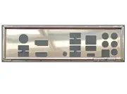 OEM I/O Shield For MSI X470 GAMING PRO CARBON Motherboard Backplate IO