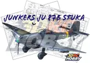 WWII Junkers JU87 Stuka 38" WS RC Airplane Laser Cut Balsa Ply Short Kit & Plans