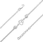 Indian Traditional 925 Sterling Silver Om with Conch Shell Rakhi Bracelet