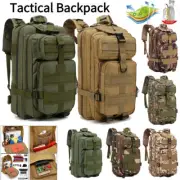 Tactical Military Molle Backpack 30L Army Survival Bug Out Bag Rucksack Pack