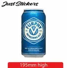 FURPHY Beer Can Car Sticker decal man cave sticker , bumper sticker, Fridge , t