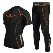 Men's Compression Armor Base layer Half Sleeve Shirt+ Pants/Tight, Gym, Fitness