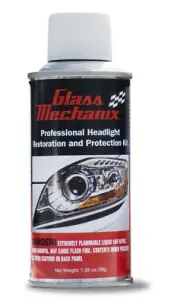 Rapid Clear Headlight Restoration -1 Can and Lint Free Towels, Qty 48 Combo