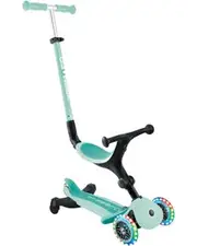 Globber Go Up Active Lights 360 3-Wheel Kids Scooter Mint/Dark Mint