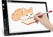 Rechargeable Light Box Drawing A4,Tracing Board with Brightness Adjustable for Artists, Animation Drawing, Sketching, Animation, X-ray Viewing