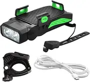 Road Bike Lights Horns - Safety Light Ultra Bright with Sound | Powerful Bicycles Headlight Alarm Bells Handlebar Lighting for Enthusiasts and Beginners