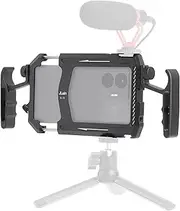 Hersmay Metal Universal Smartphone Cage Video Rig Grips Stabiliser Vlogging Live Broadcast Mobile Phone Holder Kit Video Maker