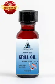 ANTARCTIC KRILL OIL NATURAL ANTI AGING GLASS BOTTLE 0.5 OZ