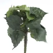 Package of 12 Artificial Greenery Leaf Bushes