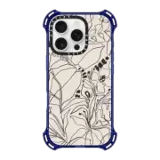 iPhone 16 Pro Bounce Case MagSafe Compatible Charcoal Tropics - Creme
