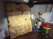 Fallout New Vegas Courier Letter (Distressed & Framed)