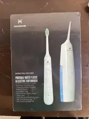 HuacoCare Portable Water Dental Flosser & Electric Toothbrush *NEW SEALED