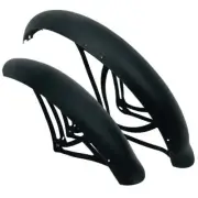 BLACK Custom Bicycle FenderSet for 26" x 3.0 FAT Bikes Cruiser Chopper E-Bikes