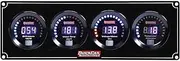 QuickCar Racing Products Gauge Panel Assembly, Digital, Oil Pressure/Water Temperature/Voltmeter/Tachometer, Black Face, Kit