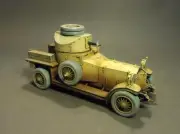 JOHN JENKINS WW1 WHEELS ACROSS THE DESERT WAD-01 ROLLS ROYCE ARMORED CAR MB
