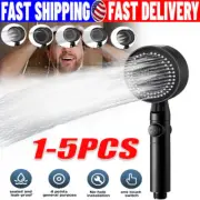 High-Pressure Shower Head, Multi-Functional Hand Held Sprinkler With 5 Modes New