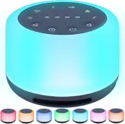 Upgraded White Noise Machine for Baby Adult, 3 in 1 Sleep Sound Machine with 30