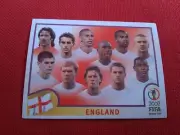 sticker World cup Korea Japan 2002 panini England team