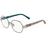 NEW KIDS MARCHON JR NYC M- 7001 320 Teal & Gold Octagon Eyeglasses 46mm w/Case