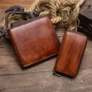 Genuine Leather Watch Travel Display Case, 2/4 Slots Watches Zipper Storage Box