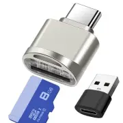 Micro SD Card Reader, USB C to SD Card Reader, Type C TF Memory Card Reader w...