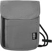 [AfitLulu] Neck Pouches Passport Holder Travel Wallet RFID Blocking for Men & Women, Travel Pouch Passport Bag RFD Anti-Theft Passport Wallet Travel Accessories Phone Pouch with Neck Strap