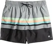 [BILLABONG] Boy's All Day HTR Stripes Lb Boys Swimsuit (Pack of 1)