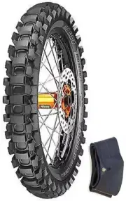 METZELER 100/90-19 MC360 MIDHARD OFFROAD REAR TIRE + TUBE KTM
