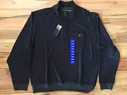 *NWT* Mens Pebble Beach PERFORMANCE Moisture Wick STRETCH Chest Pocket Pullover