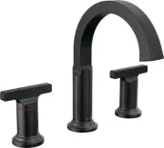 Delta 355887-DST Tetra 1.2 GPM Widespread Bathroom Faucet - Black