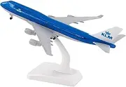 Replica 20cm for Airplane Model B747 KLM ABoeing 747 Die-cast Alloy Metal Airplane Toys Landing Gear Hobby Series Airplane Toy