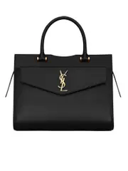 Uptown Medium Tote in Box Saint Laurent Leather