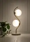 Minimalist Sphere Table Lamps for Bedroom Bedside Living Room Office /White
