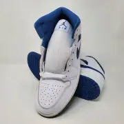 Nike Air Jordan 1 Mid SE Industrial Blue White FN5215-141 Men's Size 13