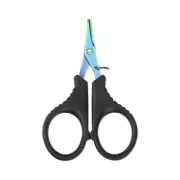 Fishing Scissors Serrated Shears with Split Ring Function Colorful Titanium