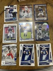 Alec Pierce 9 Card Lot Rookie Cards 22 Panini Colts MINT