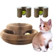 Magic Organ Cat Scratching Board Cat Toy Play Foldable Interactive Scratcher