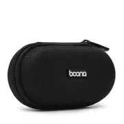 12cm*6.5cm Digital Accessories Storage Bag U Disk Memory Card USB Cable Organizer Travel Bag BLACK COLOR