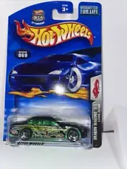 2003 Hot Wheels #69 Dragon Wagons 5/5 LEXUS SC400 Black w/Chrome SB Spoke Wheels