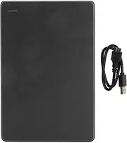 Ultra Slim 2.5in External Hard Drive - 2TB Portable USB3.0 with 5Gbps High Speed for Windows and Mac OS - Sleek Metal Design in Black