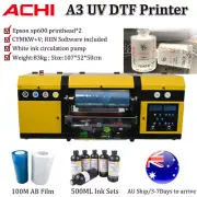 2-1 A3 UV DTF Printer Printing Laminatin Varnish Transfer Sticker Printing AU