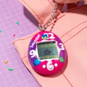 Bandai Korea Tamagotchi Original Gen 1 Purple Pink Clock TMGC VPets